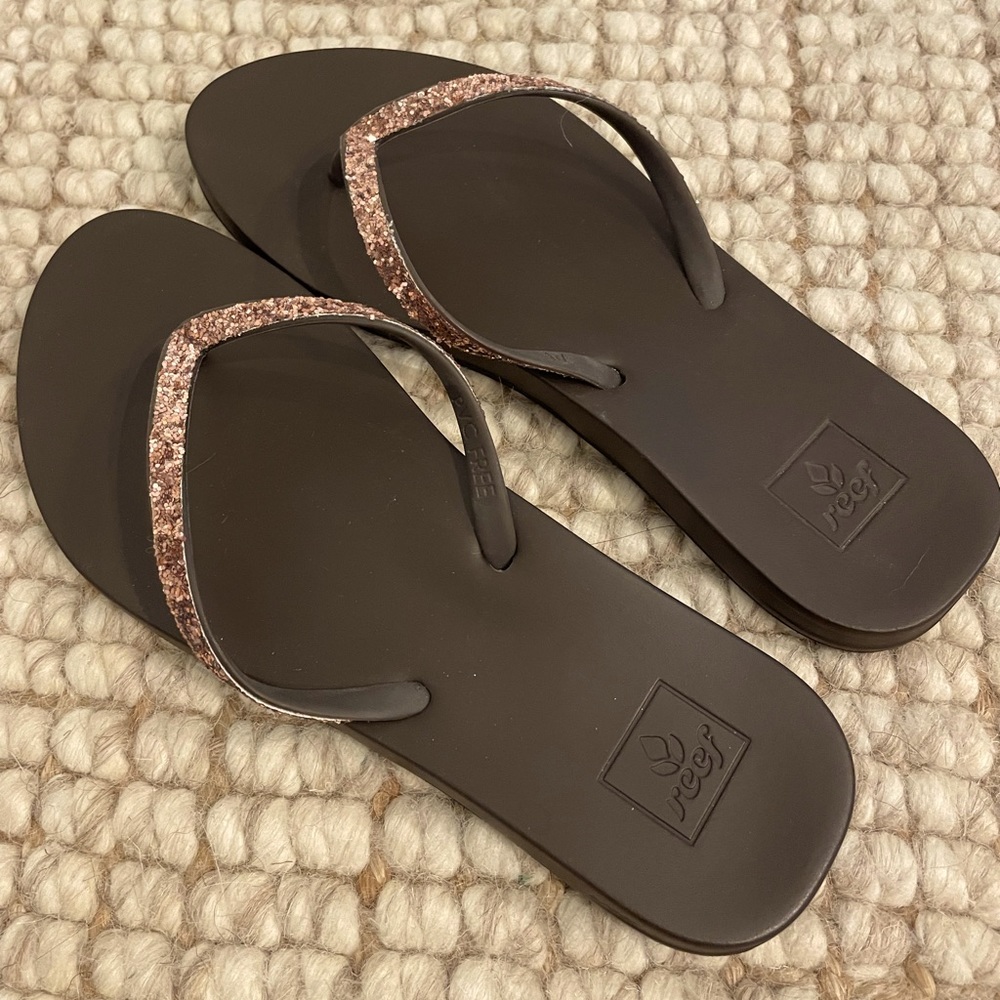 Reef Stargazer Flip Flops - Brown - Size 7
